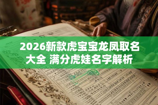 2026新款虎宝宝龙凤取名大全 满分虎娃名字解析