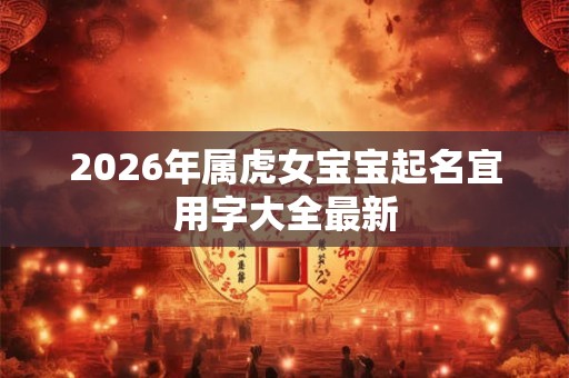 2026年属虎女宝宝起名宜用字大全最新 2026年属虎女宝宝起名宜用字大全最新