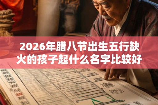 2026年腊八节出生五行缺火的孩子起什么名字比较好？