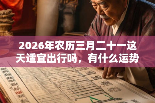 2026年农历三月二十一这天适宜出行吗,有什么运势指南? 2026年农历三月二十一这天适宜出行吗,有什么运势指南?