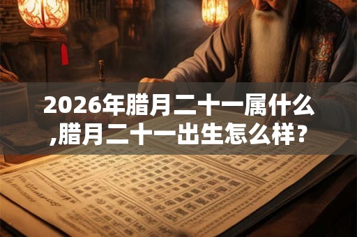 2026年腊月二十一属什么,腊月二十一出生怎么样？