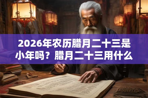 2026年农历腊月二十三是小年吗？腊月二十三用什么祭灶？