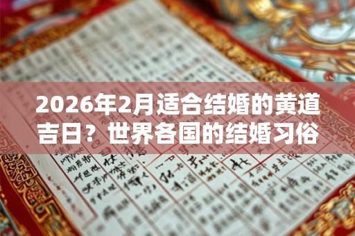 2026年2月适合结婚的黄道吉日？世界各国的结婚习俗是什么样？
