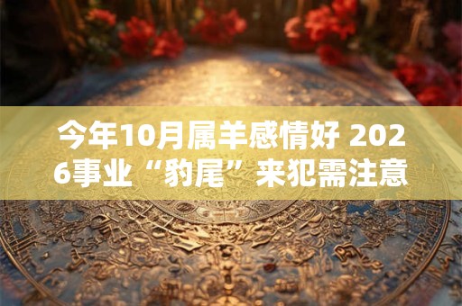 今年10月属羊感情好 2026事业“豹尾”来犯需注意