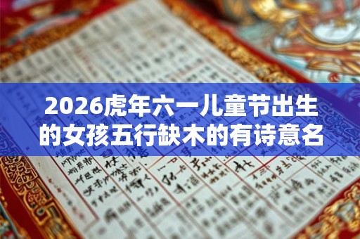 2026虎年六一儿童节出生的女孩五行缺木的有诗意名字精选 2026虎年六一儿童节出生的女孩五行缺木的有诗意名字精选