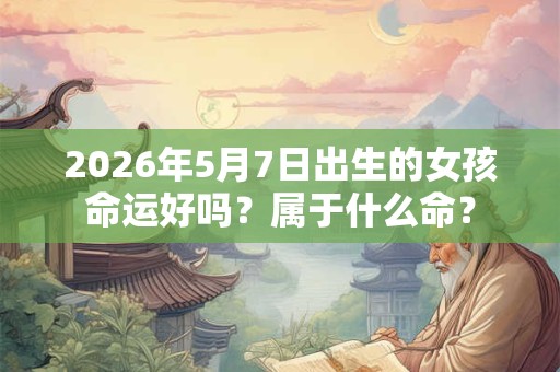 2026年5月7日出生的女孩命运好吗？属于什么命？