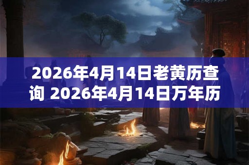 2026年4月14日老黄历查询 2026年4月14日万年历黄道吉日 2026年4月14日老黄历查询 2026年4月14日万年历黄道吉日