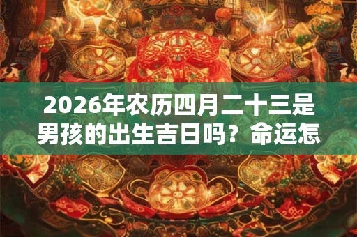 2026年农历四月二十三是男孩的出生吉日吗？命运怎么样？