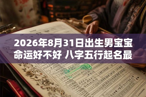 2026年8月31日出生男宝宝命运好不好 八字五行起名最全款