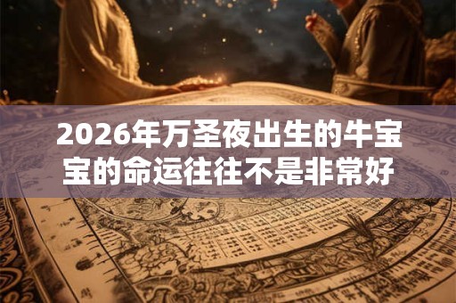 2026年万圣夜出生的牛宝宝的命运往往不是非常好