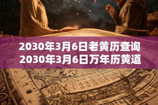 2030年3月6日老黄历查询 2030年3月6日万年历黄道吉日 2030年3月6日老黄历查询 2030年3月6日万年历黄道吉日