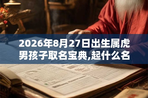 2026年8月27日出生属虎男孩子取名宝典,起什么名字寓意好