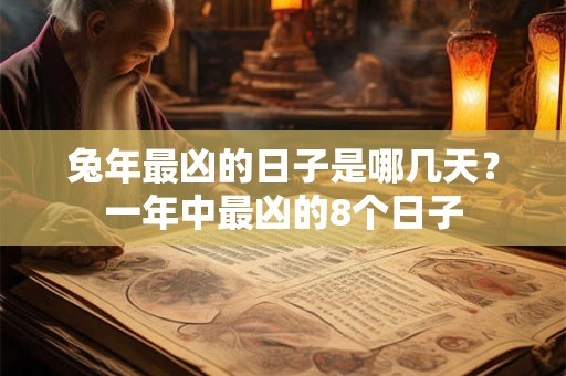 兔年最凶的日子是哪几天？一年中最凶的8个日子