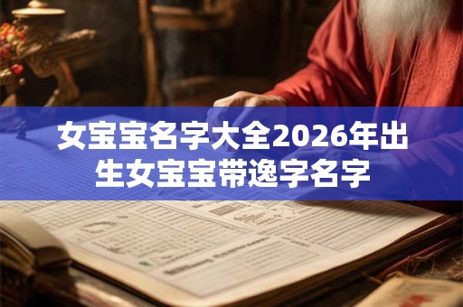 女宝宝名字大全2026年出生女宝宝带逸字名字