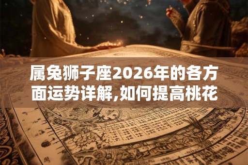 属兔狮子座2026年的各方面运势详解,如何提高桃花运