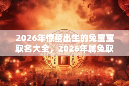 2026年惊蛰出生的兔宝宝取名大全,2026年属兔取名宜用字 2026年惊蛰出生的兔宝宝取名大全,2026年属兔取名宜用字