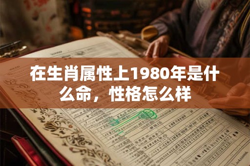 在生肖属性上1980年是什么命，性格怎么样