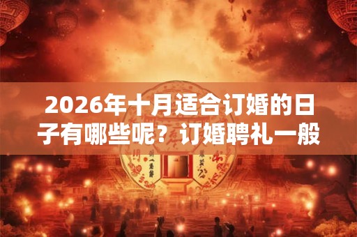 2026年十月适合订婚的日子有哪些呢？订婚聘礼一般给多少？