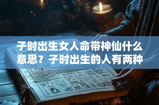 子时出生女人命带神仙什么意思?子时出生的人有两种命 子时出生女人命带神仙什么意思?子时出生的人有两种命