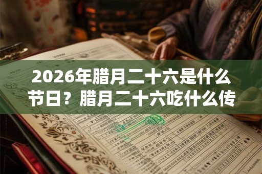2026年腊月二十六是什么节日?腊月二十六吃什么传统食物? 2026年腊月二十六是什么节日?腊月二十六吃什么传统食物?