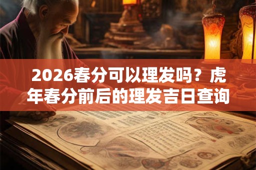 2026春分可以理发吗？虎年春分前后的理发吉日查询