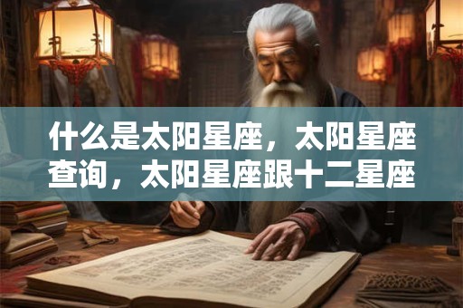 什么是太阳星座,太阳星座查询,太阳星座跟十二星座的关系 什么是太阳星座,太阳星座查询,太阳星座跟十二星座的关系