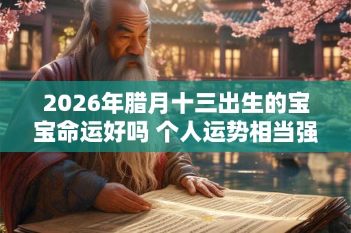 2026年腊月十三出生的宝宝命运好吗 个人运势相当强盛 2026年腊月十三出生的宝宝命运好吗 个人运势相当强盛