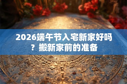 2026端午节入宅新家好吗？搬新家前的准备