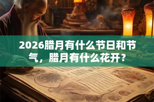 2026腊月有什么节日和节气，腊月有什么花开？