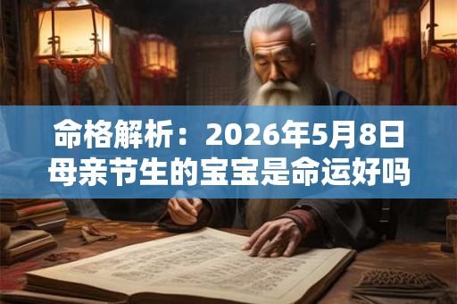 命格解析:2026年5月8日母亲节生的宝宝是命运好吗 命格解析:2026年5月8日母亲节生的宝宝是命运好吗