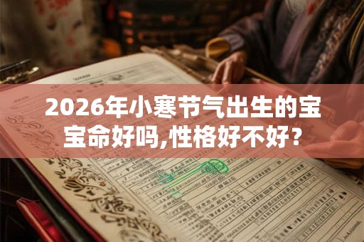 2026年小寒节气出生的宝宝命好吗,性格好不好？