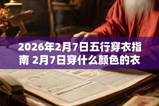 2026年2月7日五行穿衣指南 2月7日穿什么颜色的衣服