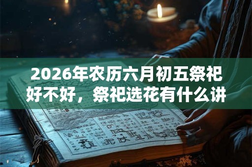 2026年农历六月初五祭祀好不好，祭祀选花有什么讲究？