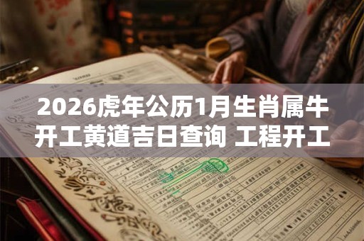 2026虎年公历1月生肖属牛开工黄道吉日查询 工程开工最佳日子