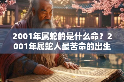 2001年属蛇的是什么命？2001年属蛇人最苦命的出生日