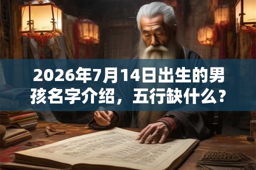 2026年7月14日出生的男孩名字介绍，五行缺什么？