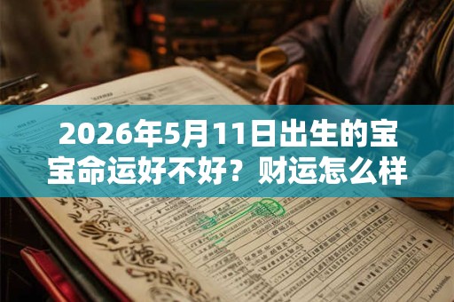 2026年5月11日出生的宝宝命运好不好？财运怎么样？