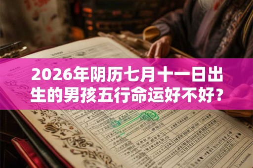 2026年阴历七月十一日出生的男孩五行命运好不好?命理解析 2026年阴历七月十一日出生的男孩五行命运好不好?命理解析
