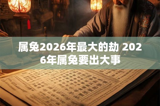 属兔2026年最大的劫 2026年属兔要出大事 属兔2026年最大的劫 2026年属兔要出大事