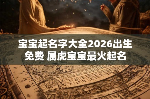 宝宝起名字大全2026出生免费 属虎宝宝最火起名 宝宝起名字大全2026出生免费 属虎宝宝最火起名