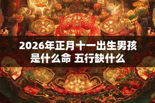 2026年正月十一出生男孩是什么命 五行缺什么