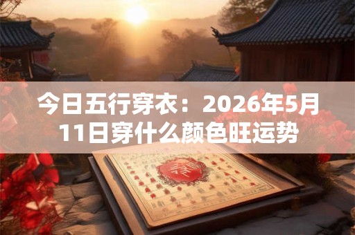 今日五行穿衣：2026年5月11日穿什么颜色旺运势