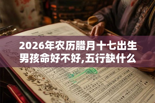 2026年农历腊月十七出生男孩命好不好,五行缺什么？