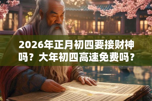 2026年正月初四要接财神吗?大年初四高速免费吗? 2026年正月初四要接财神吗?大年初四高速免费吗?