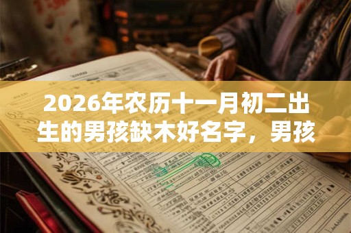 2026年农历十一月初二出生的男孩缺木好名字,男孩缺木用什么字 2026年农历十一月初二出生的男孩缺木好名字,男孩缺木用什么字