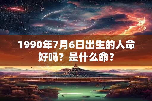 1990年7月6日出生的人命好吗？是什么命？