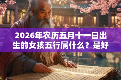 2026年农历五月十一日出生的女孩五行属什么？是好命人吗