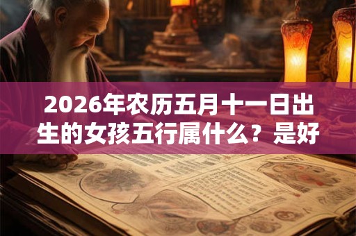 2026年农历五月十一日出生的女孩五行属什么？是好命人吗
