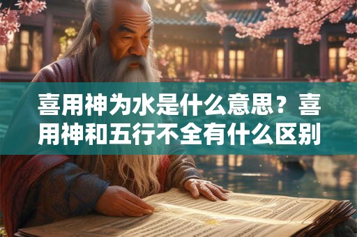 喜用神为水是什么意思？喜用神和五行不全有什么区别？