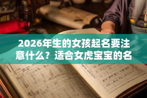 2026年生的女孩起名要注意什么？适合女虎宝宝的名字大全